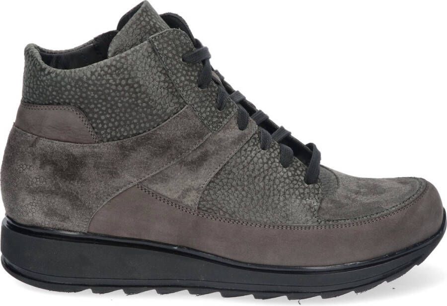 Durea 9772 688 0779 Taupe suède veterboots wijdte K - Foto 3