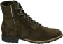 Durea 9776 H Volwassenen VeterlaarzenHoge sneakersDames veterschoenenHalf-hoge schoenen Groen - Thumbnail 1