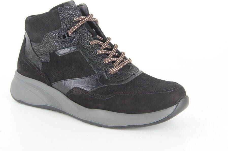 Durea 9778~H~~~~~~~~~~~~~~~~~~~~~~~~ Half-hoge schoenen Zwart
