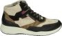Durea 9778~H~~~~~~~~~~~~~~~~~~~~~~~~ Half-hoge schoenen Wit beige - Thumbnail 1