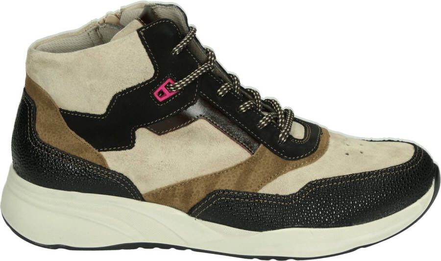 Durea 9778~H~~~~~~~~~~~~~~~~~~~~~~~~ Half-hoge schoenen Wit beige