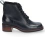 Durea 9813.825.4083-H dames veterboots gekleed (6) zwart - Thumbnail 1