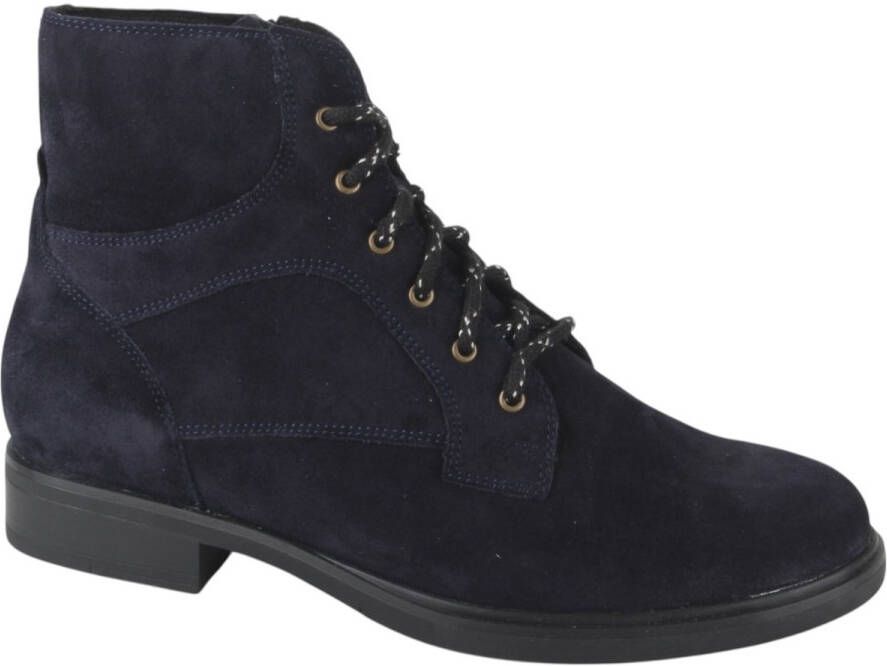 Durea 9832.835.7563-H dames veterboots gekleed (6) blauw
