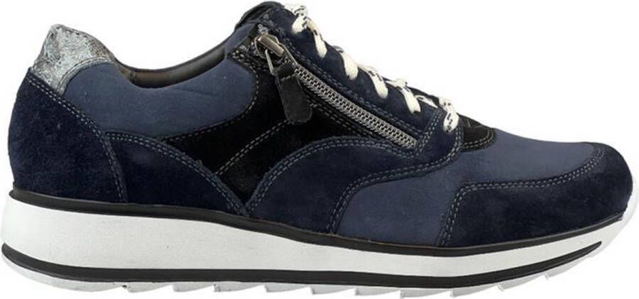 Durea 6279 Marine zwart H d.blauwe sneaker Kleur Blauw)