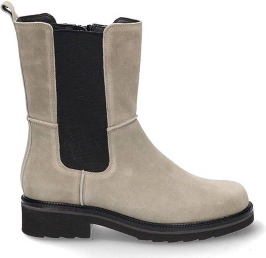 Durea Chelsea Boot 9750 805 9969 Taupe Suède Wijdte H 6½