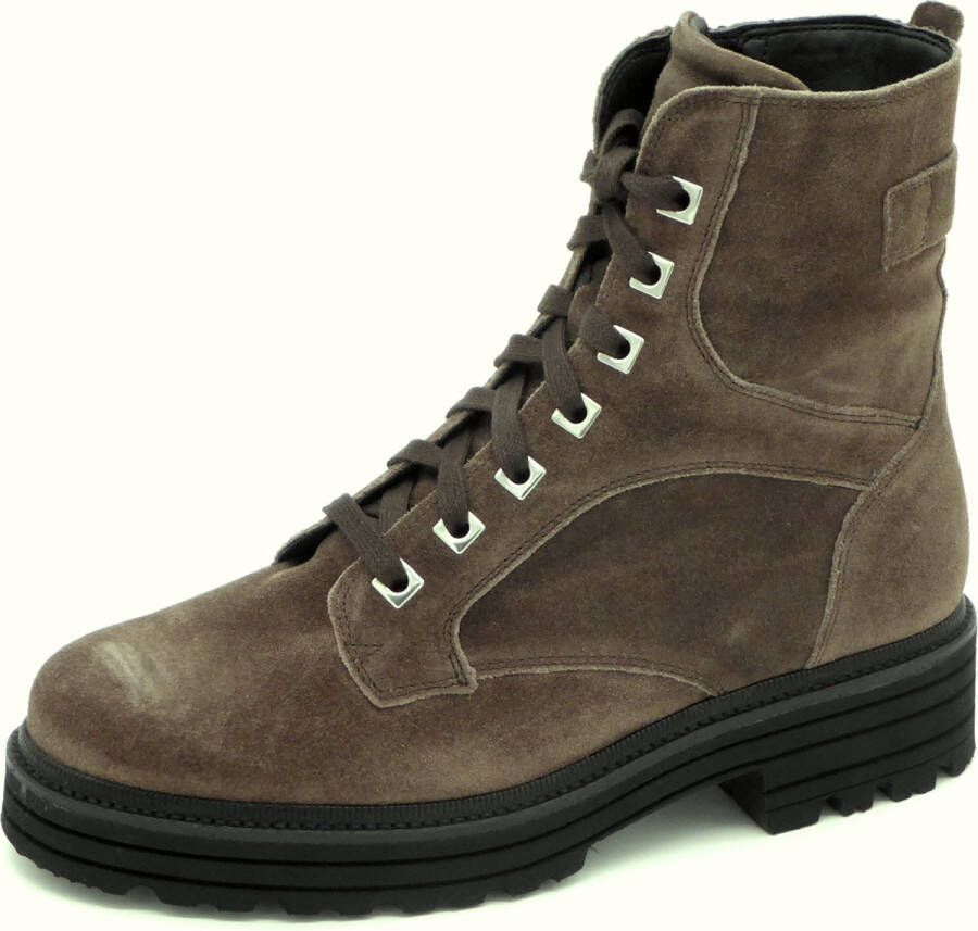 Durea Dames Veterboot 9758-755-0683 Bruin Wijdte H (38.5)