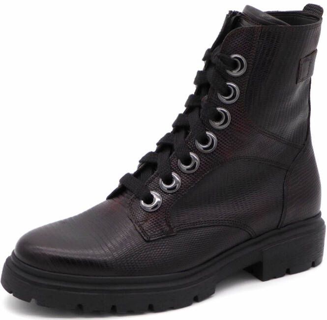 Durea Dames Veterboot 9809-755-1268 Bruin Wijdte H