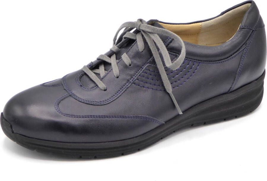 Durea Dames Veterschoen 6127-472-4008 Blauw Wijdte E (40.5)