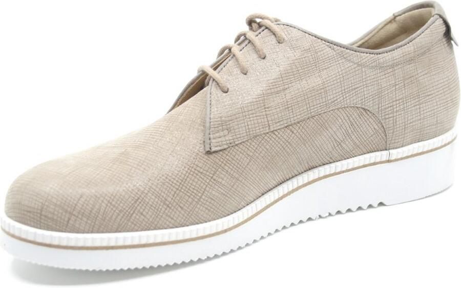 Durea 6191~G~~~~~~~~~~~~~~~~~~~~~~~~ Dames veterschoenen Taupe - Foto 3