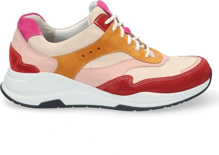 Durea 6267~H~~~~~~~~~~~~~~~~~~~~~~~~ Lage sneakersDames sneakers Rood - Foto 2
