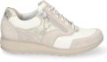 Durea 6263~E~~~~~~~~~~~~~~~~~~~~~~~~ Lage sneakers Dames sneakers Wit beige - Lichtbeige