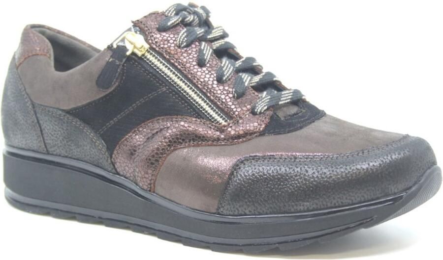 Durea 6279.685.2352-H dames veterschoenen sportief (6) bruin