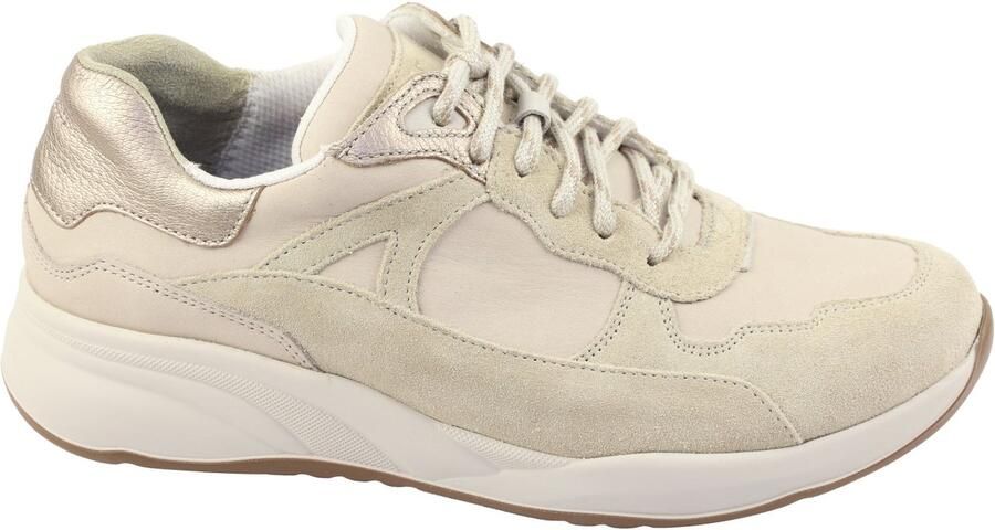 Durea 6283.605.1502-H dames veterschoenen sportief beige