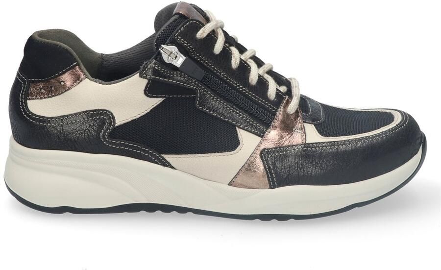 Durea 6295 Sneaker Zwart Beige H