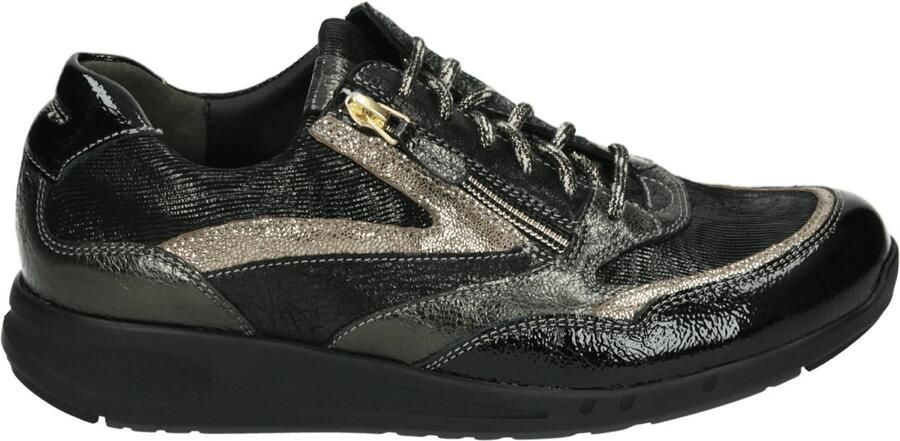 Durea 6306 K Lage sneakers Dames sneakers Zwart