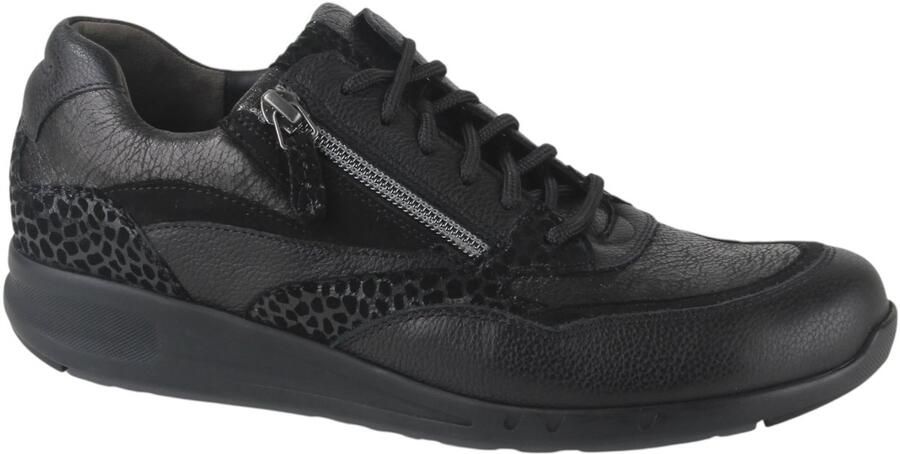 Durea 6306.682.1785-E dames veterschoenen sportief (6) zwart