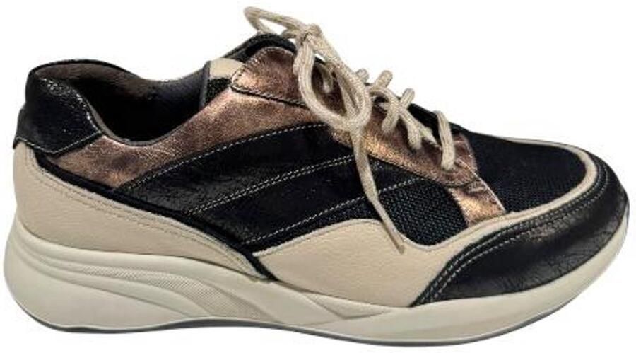 Durea 6308 Sneaker Zwart Beige K