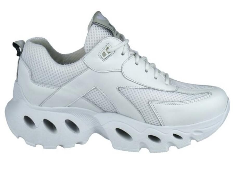 Durea 6309~H~FLOWMOTION~~~~~~~~~~~~~ Lage sneakersDames sneakers Wit beige