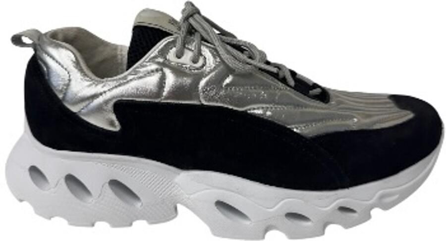 Durea 6311 Sneaker FlowMotion Zwart Zilver H