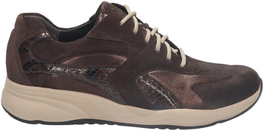 Durea 6316 2262 Caffe wijdte E veterschoenen voor dames