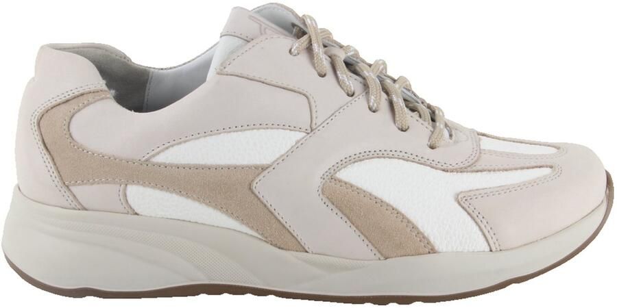 Durea Sneaker 6316 608 2080 Offwhite Licht Taupe Wijdte K