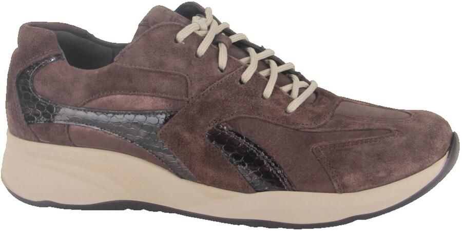 Durea 6316.602.2262-E dames veterschoenen sportief (6) bruin