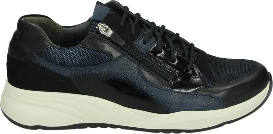 Durea Dames Sneakers 6318-605-2265 dk Blauw Zwart