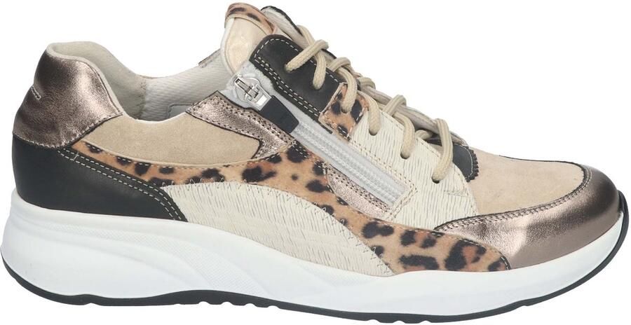 Durea 6318 H Lage sneakersDames sneakers Wit beige - Foto 2