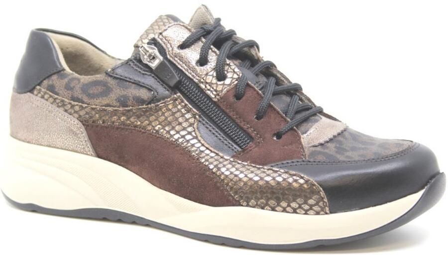 Durea 6318 Sneaker Zwart Taupe H