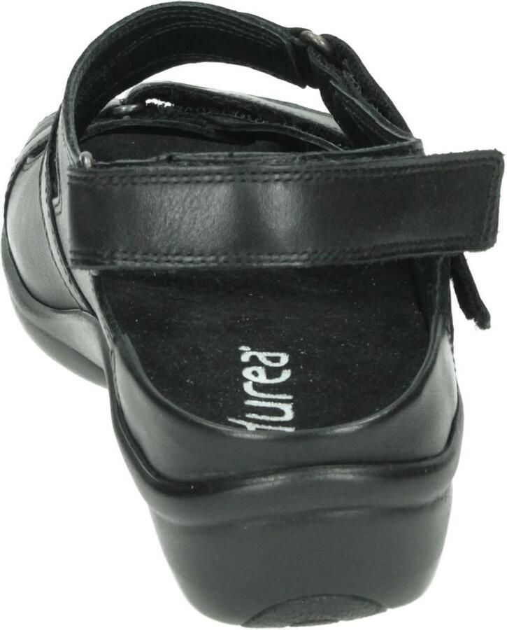 Durea 7258 G Volwassenen Platte sandalenDames Sandalen Kleur: Zwart - Foto 2