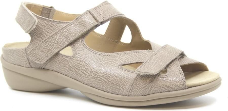 Durea Beige Damesandalen Stijlvol en Comfortabel