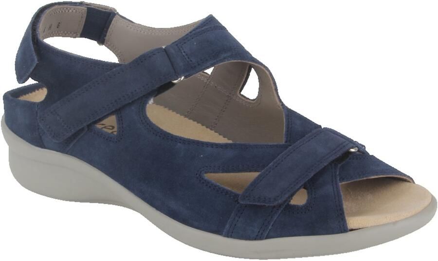 Durea 7376.218.0859-H dames sandalen sportief blauw