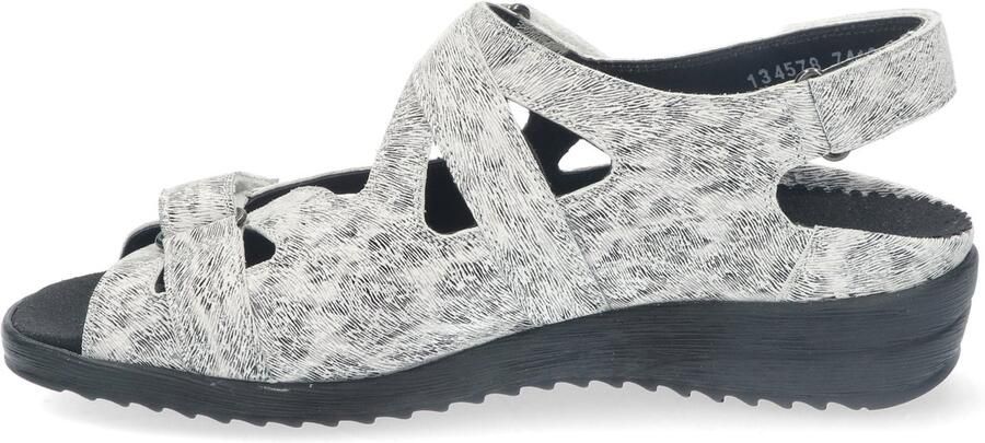 Durea 7419 witte geprinte leren sandalen - Foto 3