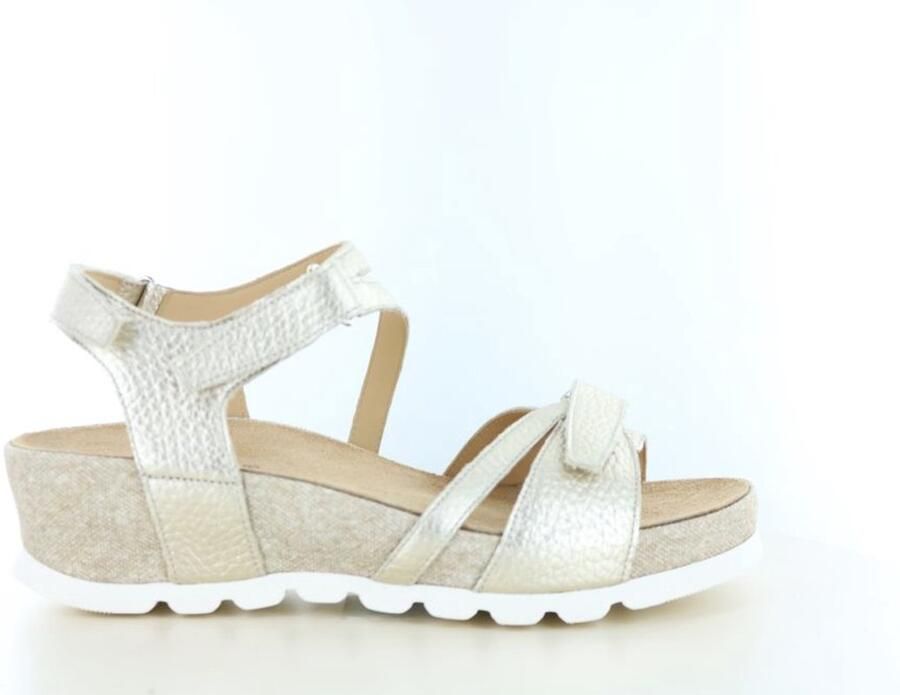 Durea 7421 025 Goud H-Wijdte Sandalen