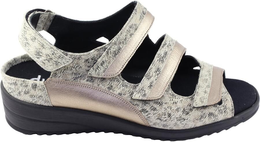Durea 7426 Sandalen beige kombinatie