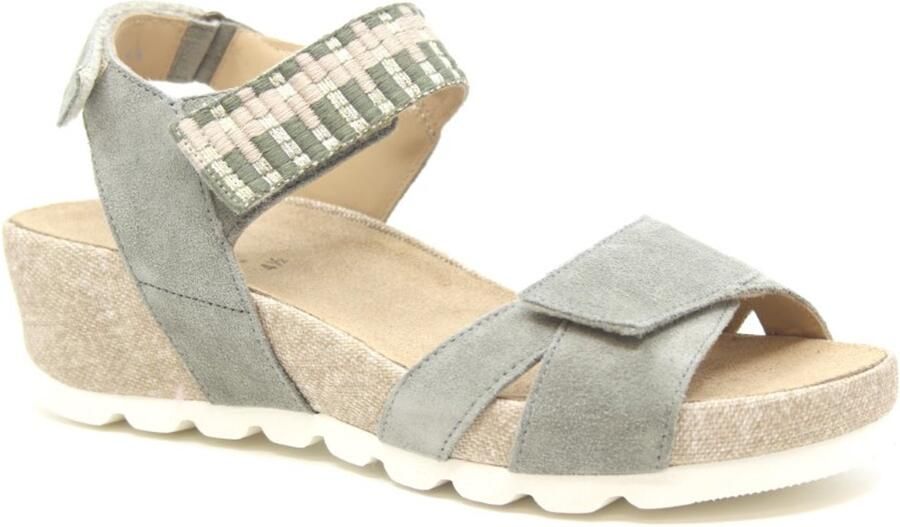 Durea 7429 G Sandalen met hak Groen