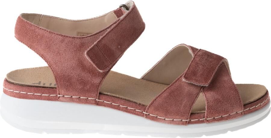 Durea 7432 Sandaal rood h Dames Kleur Rood)
