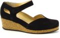Durea Sandalen met sleehak 5752 - Zwart