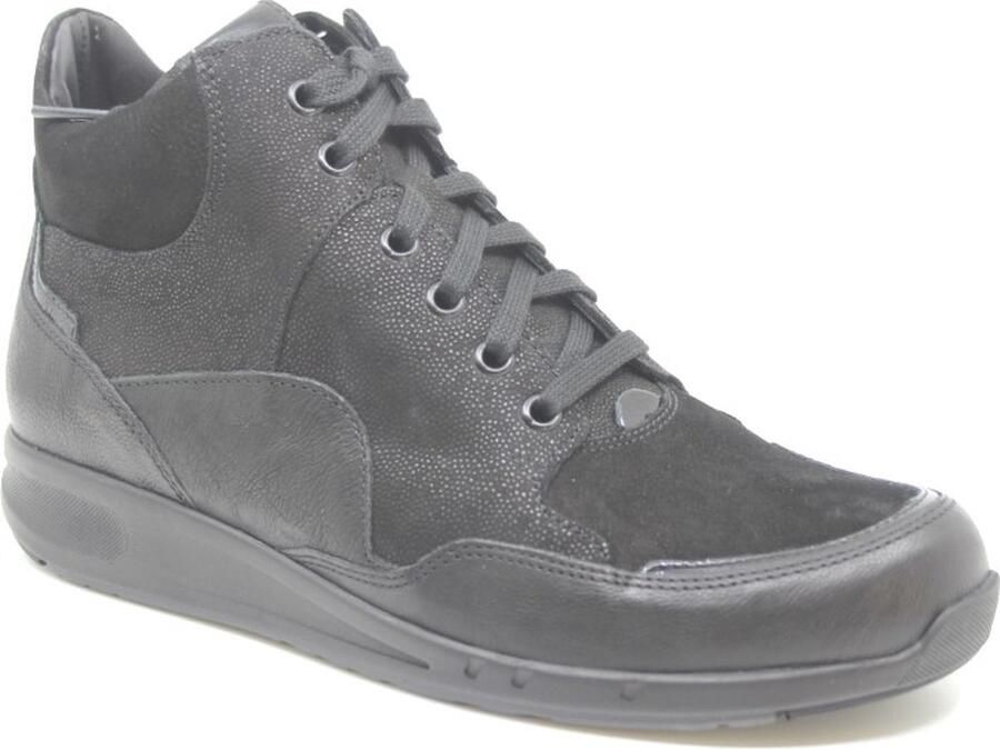 Durea 9735.685.9995-H dames veterboots sportief (6) zwart - Foto 2