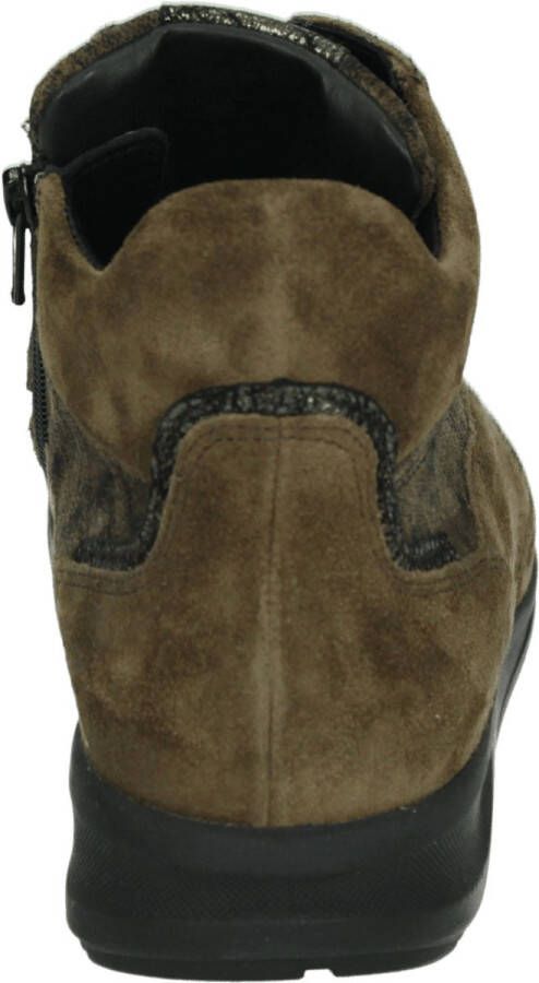 Durea 9735~G~GO~~~~~~~~~~~~~~~~~~~~~ Hoge sneakersVeterlaarzenDames veterschoenenDames sneakersHalf-hoge schoenen Bruin - Foto 5