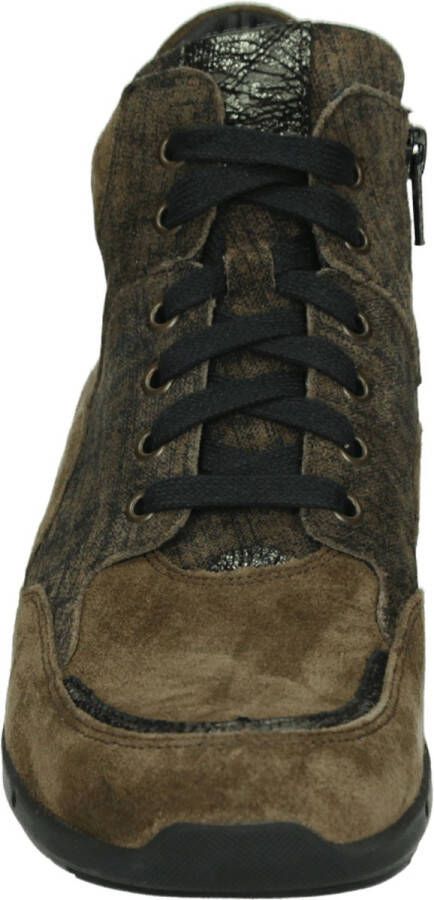 Durea 9735~G~GO~~~~~~~~~~~~~~~~~~~~~ Hoge sneakersVeterlaarzenDames veterschoenenDames sneakersHalf-hoge schoenen Bruin - Foto 7