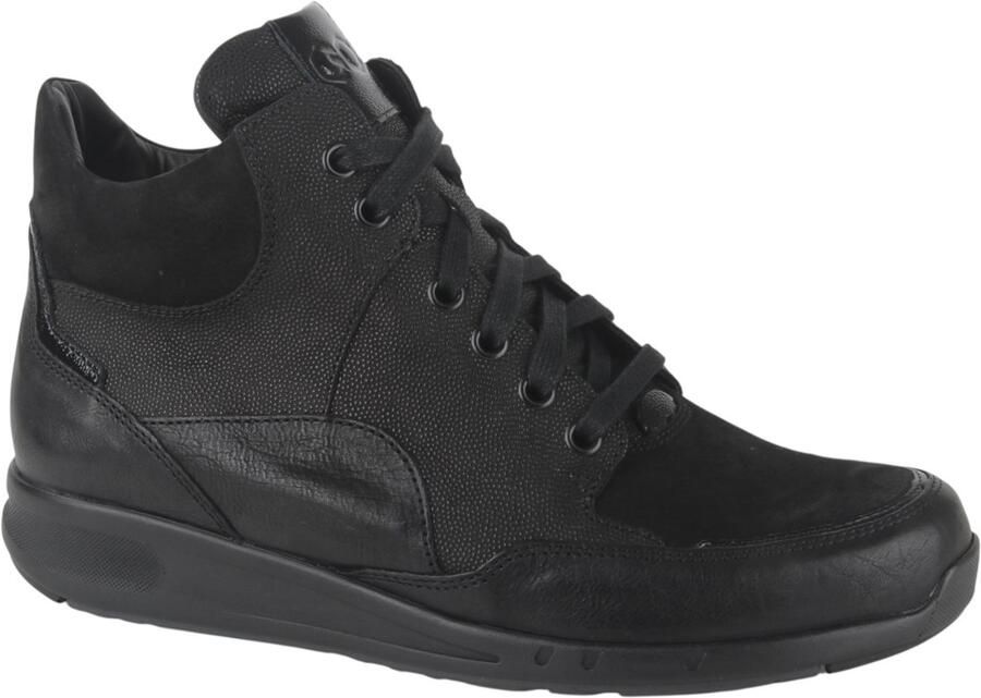 Durea 9735.685.9995-H dames veterboots sportief zwart