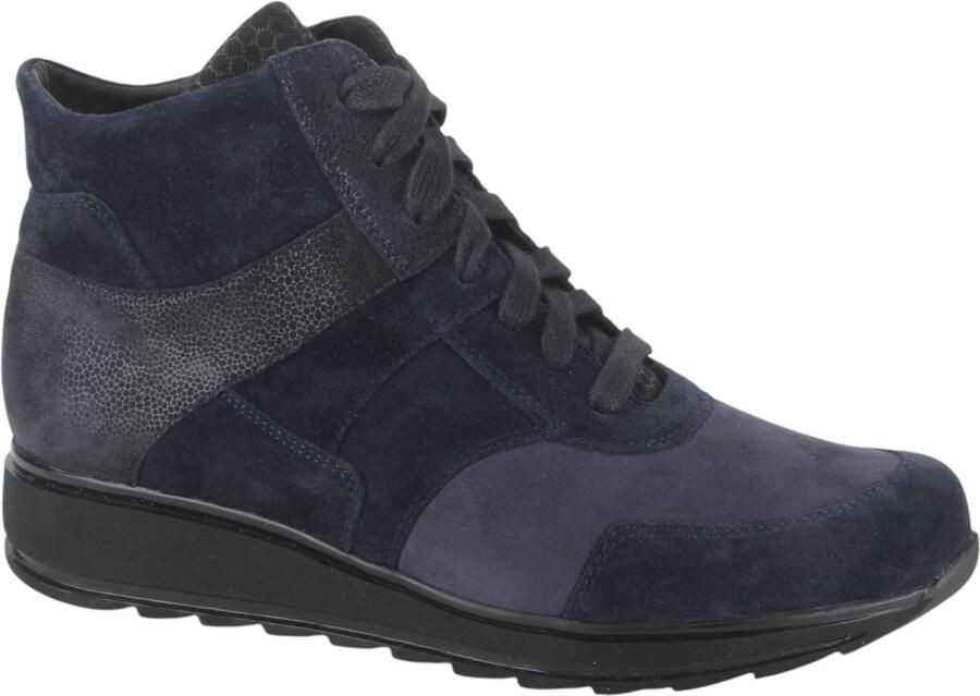 Durea 9745.685.1904-H dames veterboots sportief (4) blauw