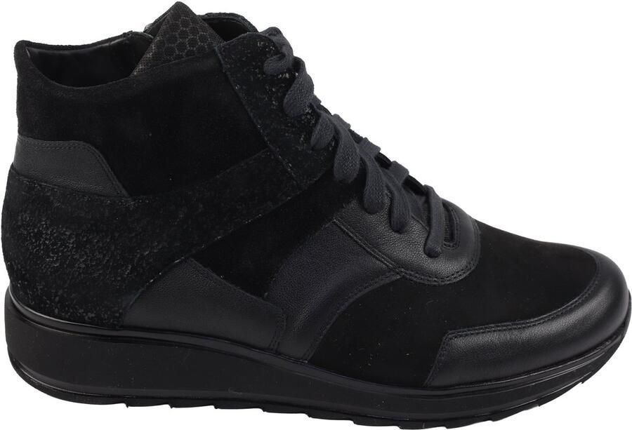 Durea 9745.688.1325-K dames veterboots sportief (7 5) zwart - Foto 2
