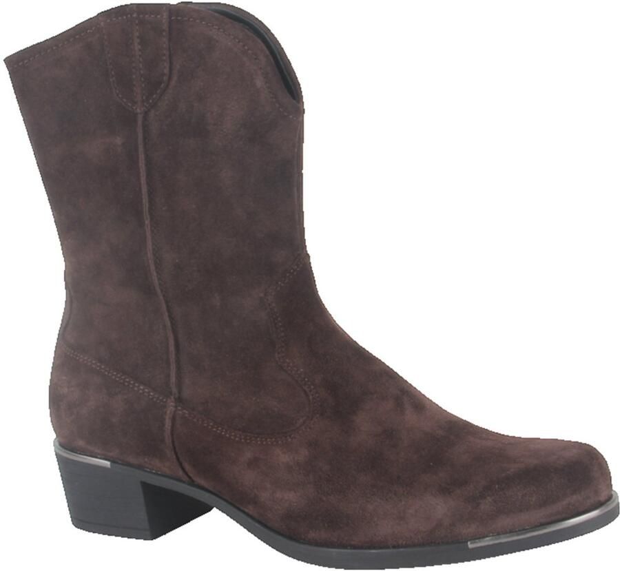 Durea 9753.992.1928-E dames enkellaarzen gekleed (6) bruin