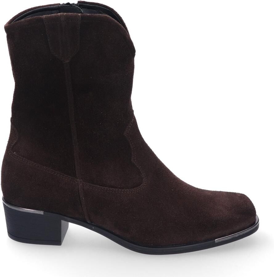 Durea 9753.995.1928-H dames enkellaarzen gekleed (6) bruin