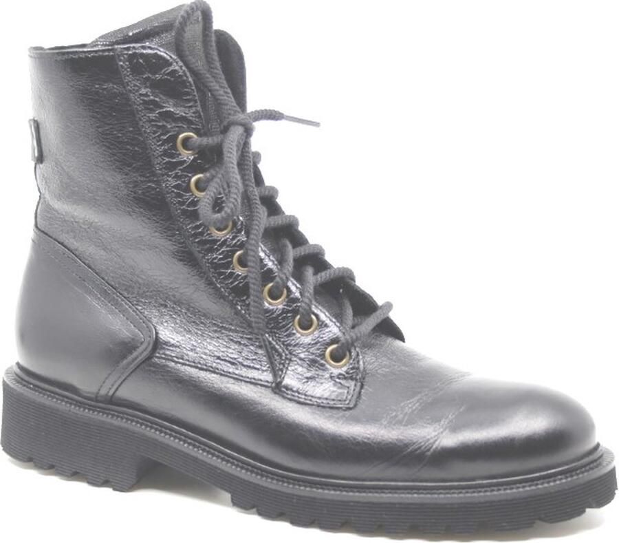 Durea 9769 182 0735 Zwarte stoere veterboot wijdte E - Foto 2