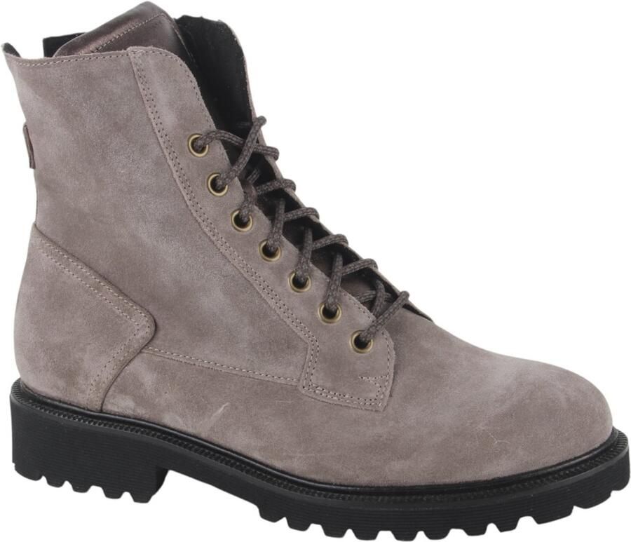 Durea 9769.188.1687-K dames veterboots sportief (4) beige