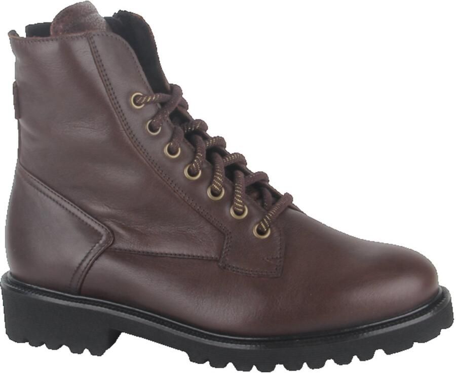 Durea 9769.188.2232-K dames veterboots sportief (6) bruin