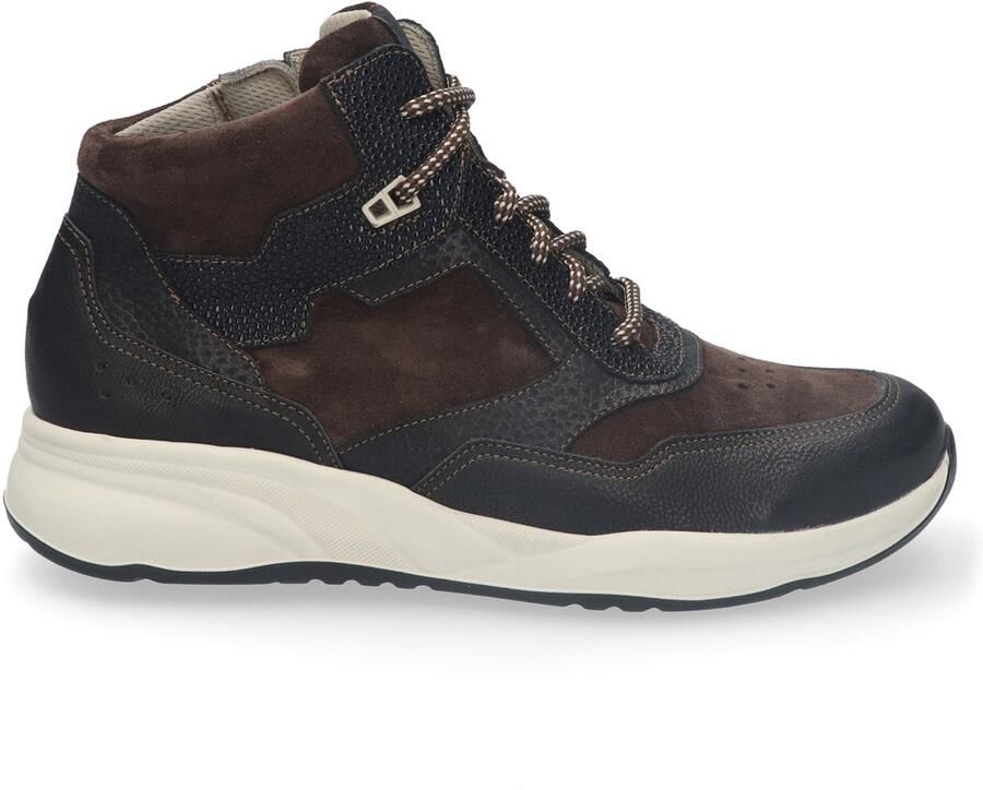 Durea 9778 E Hoge sneakersVeterbootsDames veterschoenenDames sneakersHalf-hoge schoenen Bruin